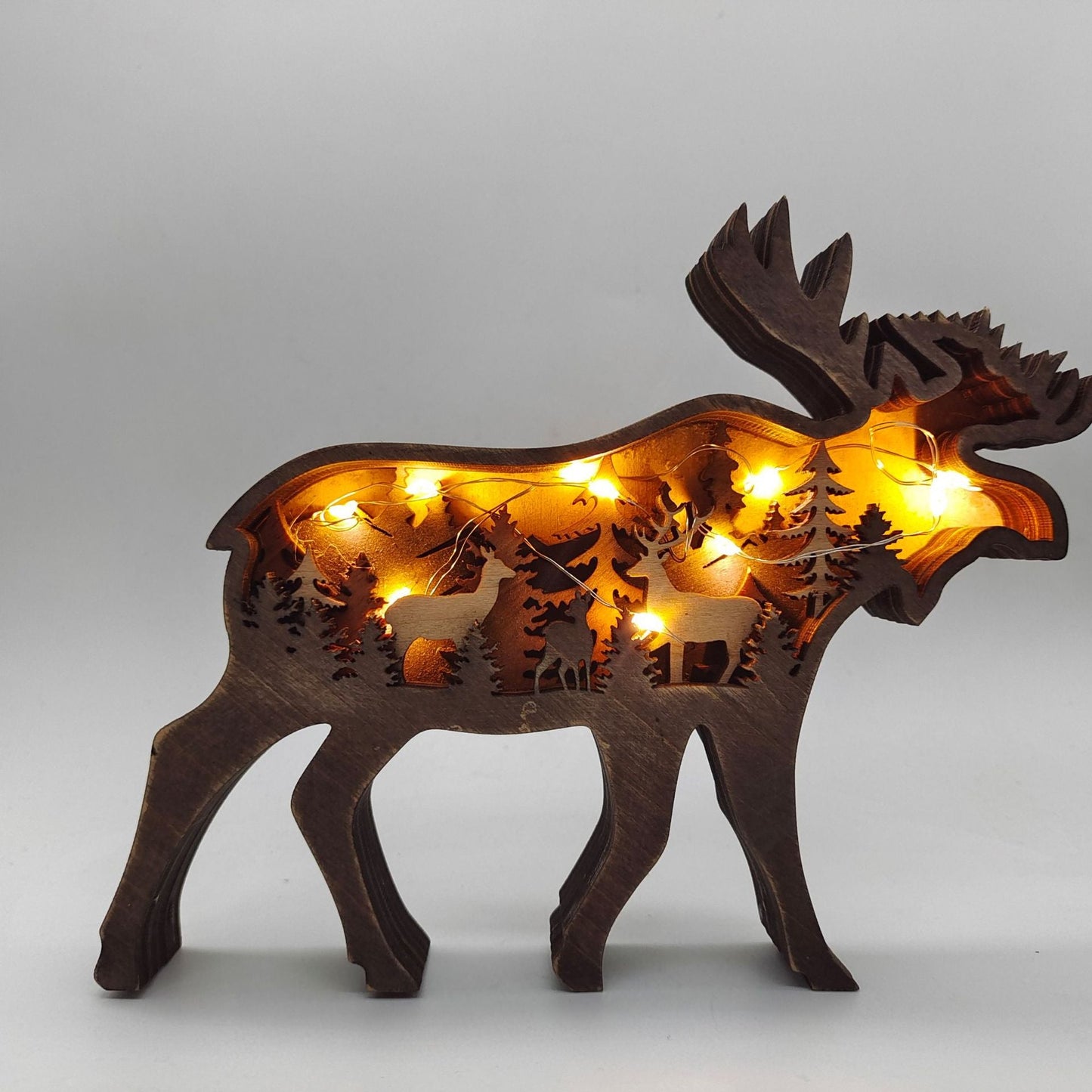 Rustic Forest Animal Holiday Ornament