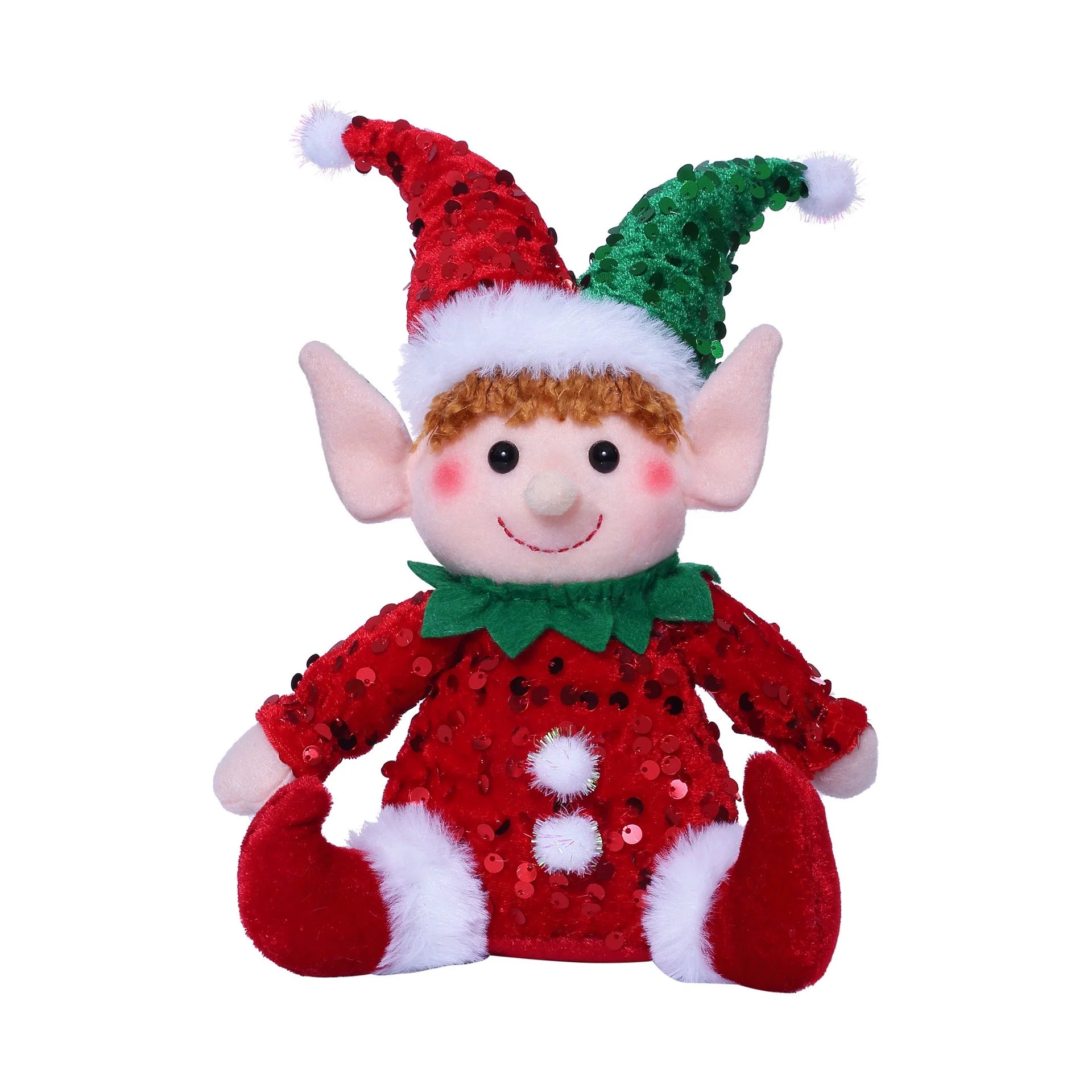 Fun Sparkly Santa Elf Hat Toy - Yeezlab