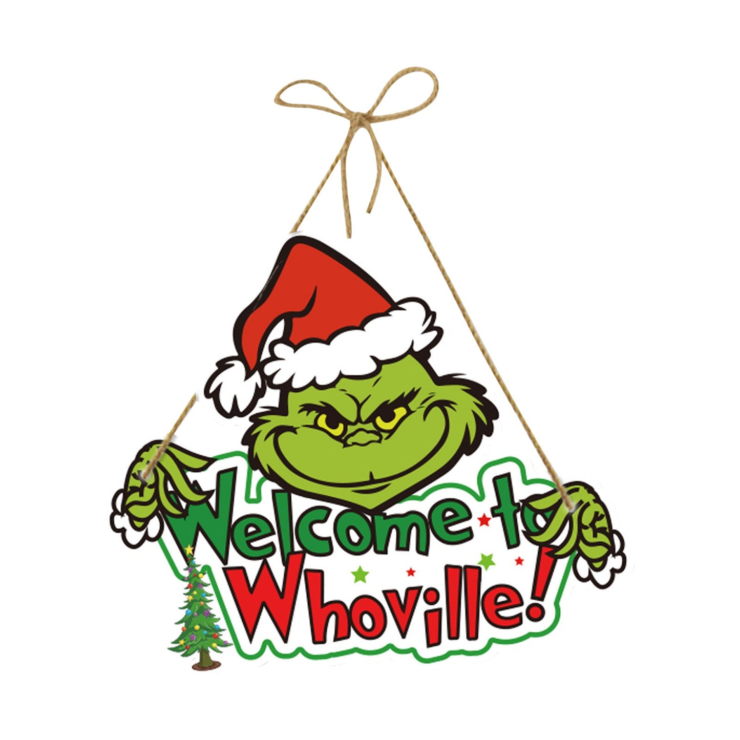 Fun Holiday Door Wall Sign Decoration