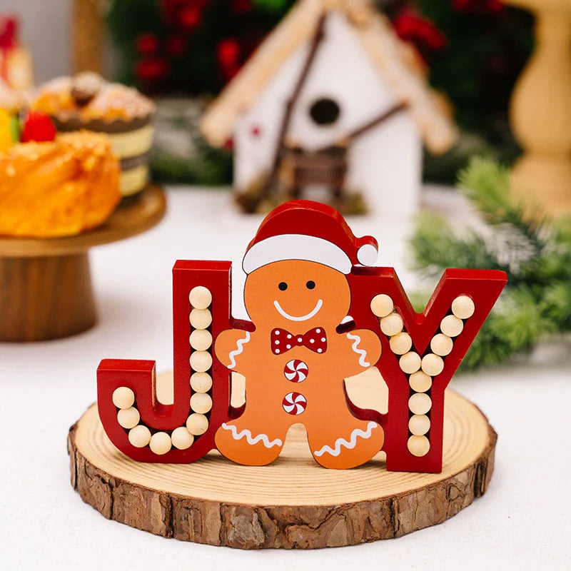 Fun Holiday Wooden Christmas Tree Ornament