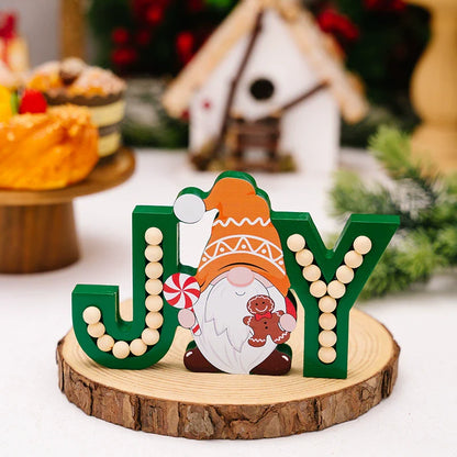 Fun Holiday Wooden Christmas Tree Ornament