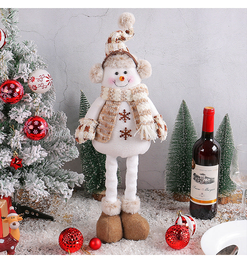 Cozy Plush Winter Reindeer Holiday Figurine - Yeezlab