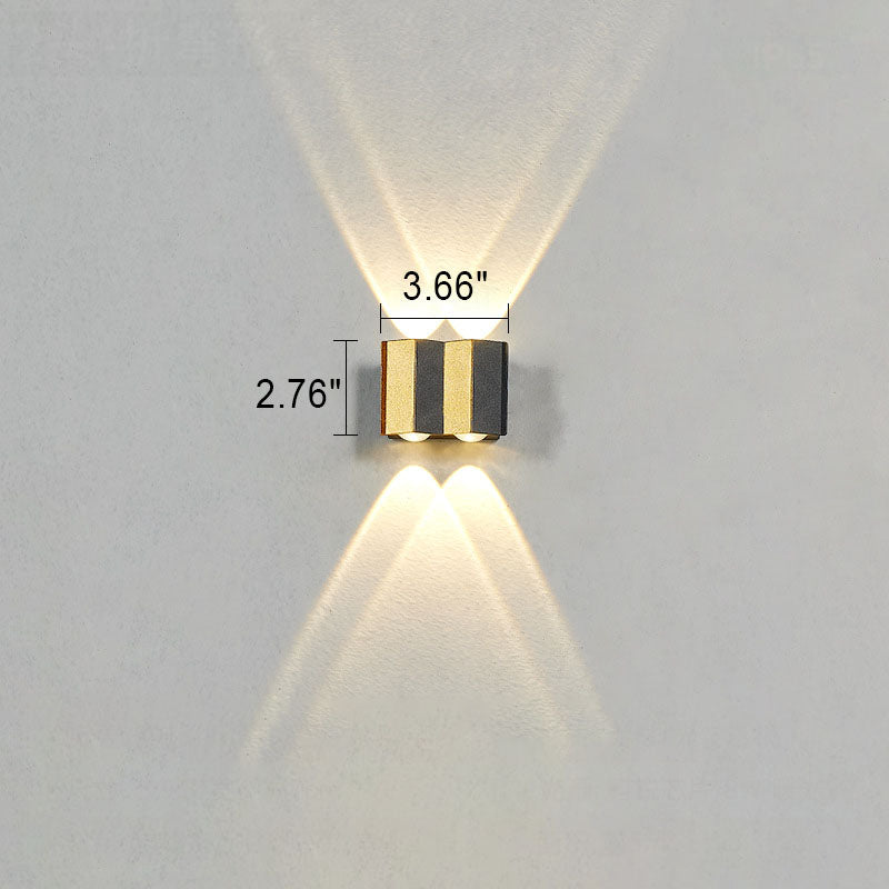 Premium Golden Outdoor LED Wall Lamp - Yeezlab