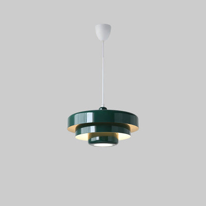 Modern Glass Tiered Pendant Light