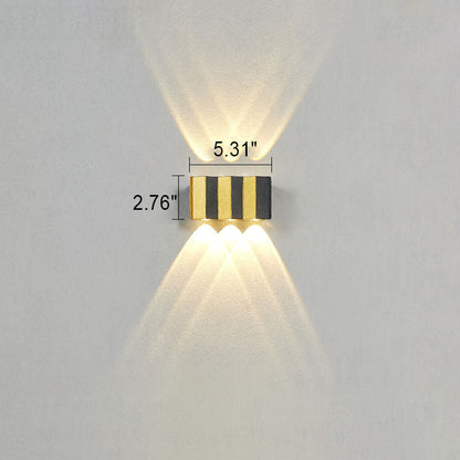 Premium Golden Outdoor LED Wall Lamp