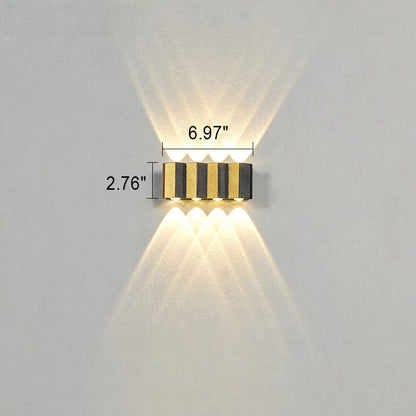 Premium Golden Outdoor LED Wall Lamp