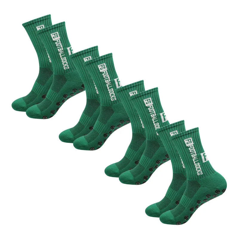 Premium Soccer Socks with Grip and Anti Slip Soles