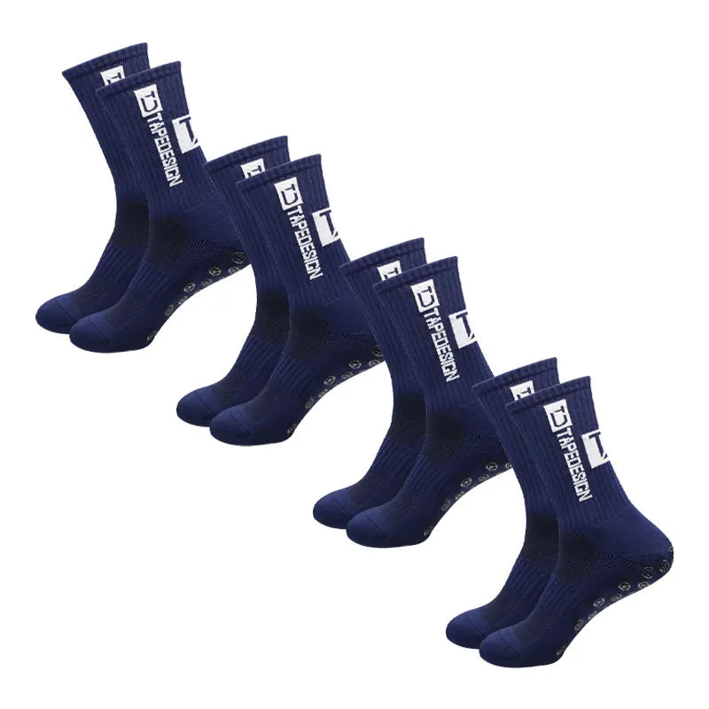 Premium Soccer Socks with Grip and Anti Slip Soles