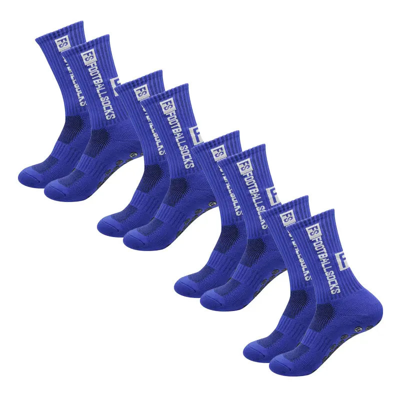 Premium Soccer Socks with Grip and Anti Slip Soles