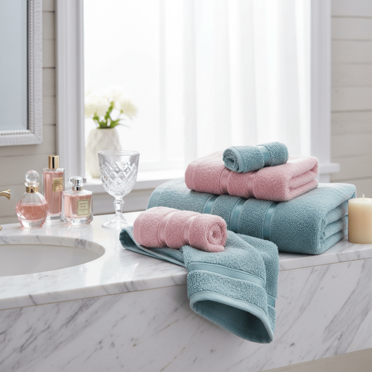 Luxurious Cotton Hand Towels Set
