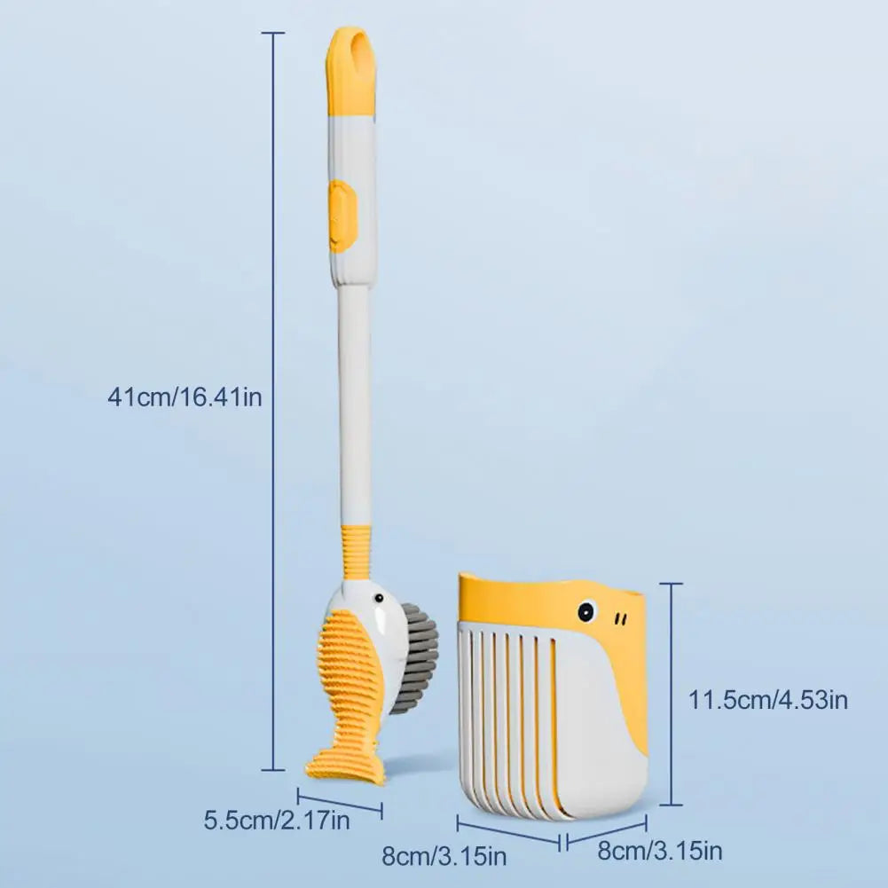 Fun Unique Duck Shaped Toilet Brush Cleaner