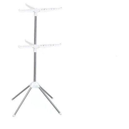 Compact Folding Metal Laundry Dryer Rack