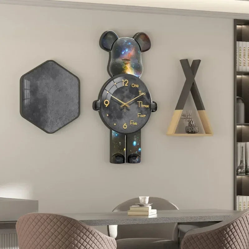 Bright Star Shaped LED Wall Clock