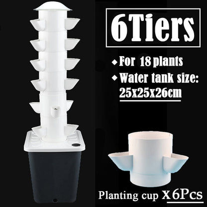 Indoor Smart Vertical Hydroponic Gardening System
