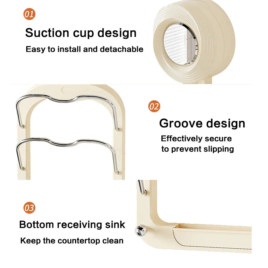 Space-Saving Wall-Mounted Pot Lid Holder Rack