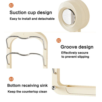 Space-Saving Wall-Mounted Pot Lid Holder Rack