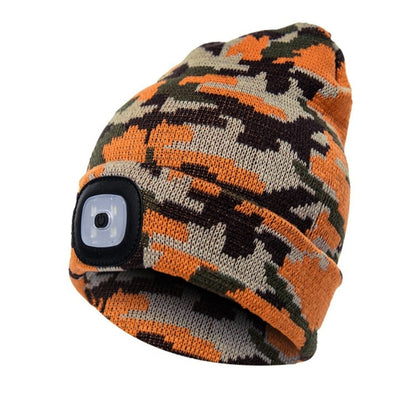 Warm Bright LED Sports Beanie