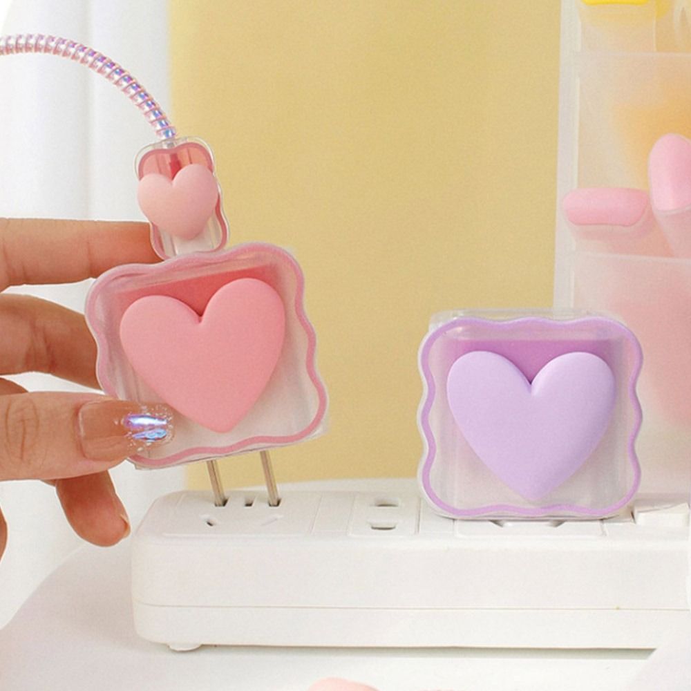 Clear Phone Charging Cable Cover Protector