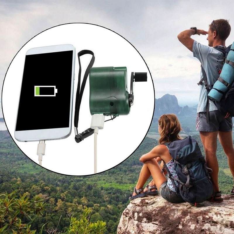 Compact Emergency Power Bank with USB and LED Light