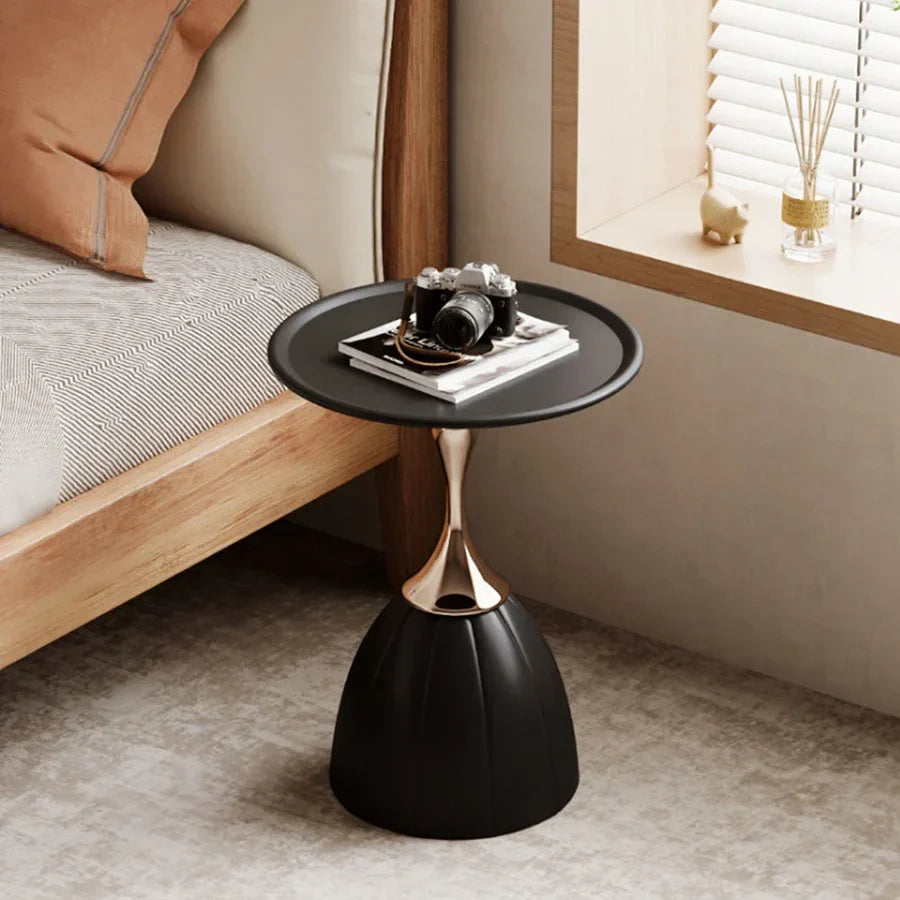 Minimalist Wooden End Table in Modern Style