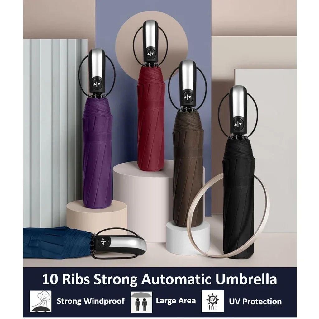 Waterproof Folding Storm Umbrella