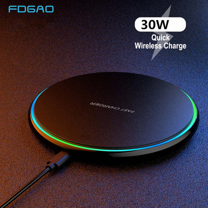 Quick Wireless Charging Pad for iPhone & Android