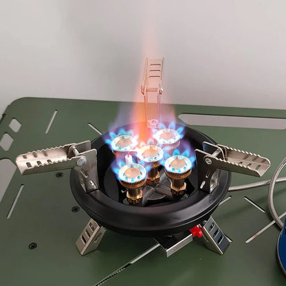 Compact Multi Burner Fast Ignition Gas Camping Stove