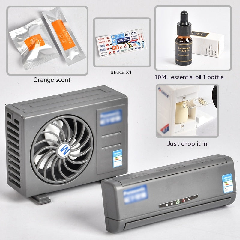 Portable Car Air Freshener Solar Diffuser