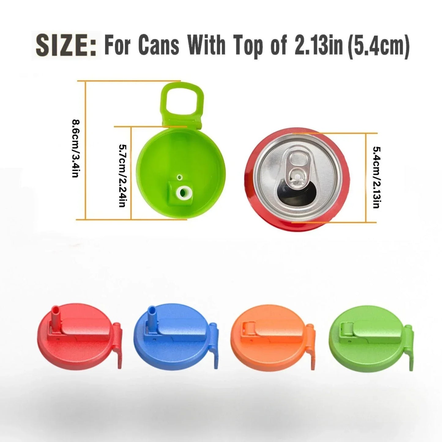 Leakproof Travel Reusable Soda Can Lid Cap