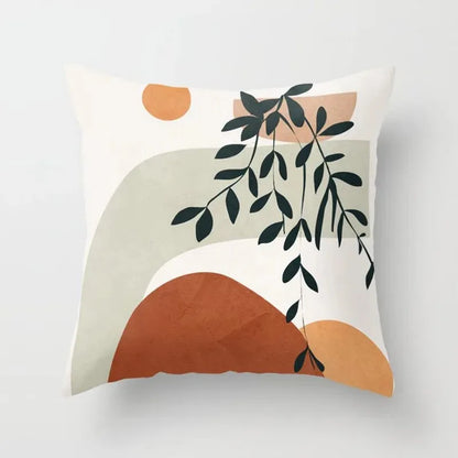 Soft Floral Pillow Cover for Home Decor