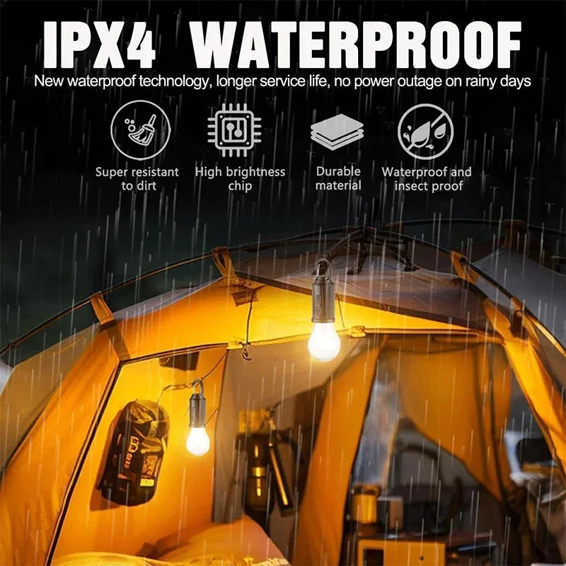 Portable Outdoor Solar LED Waterproof Lamp