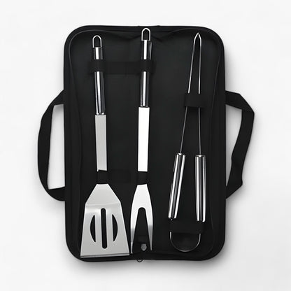 Premium BBQ Grill Utensil Set with Storage Case - Yeezlab