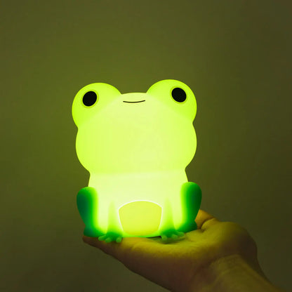Colorful Kids Nightlight Frog with Timer and USB Recharge - Yeezlab