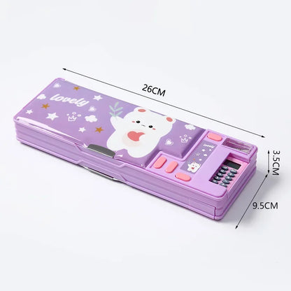 Fun Colorful Kids Pencil Case Calculator