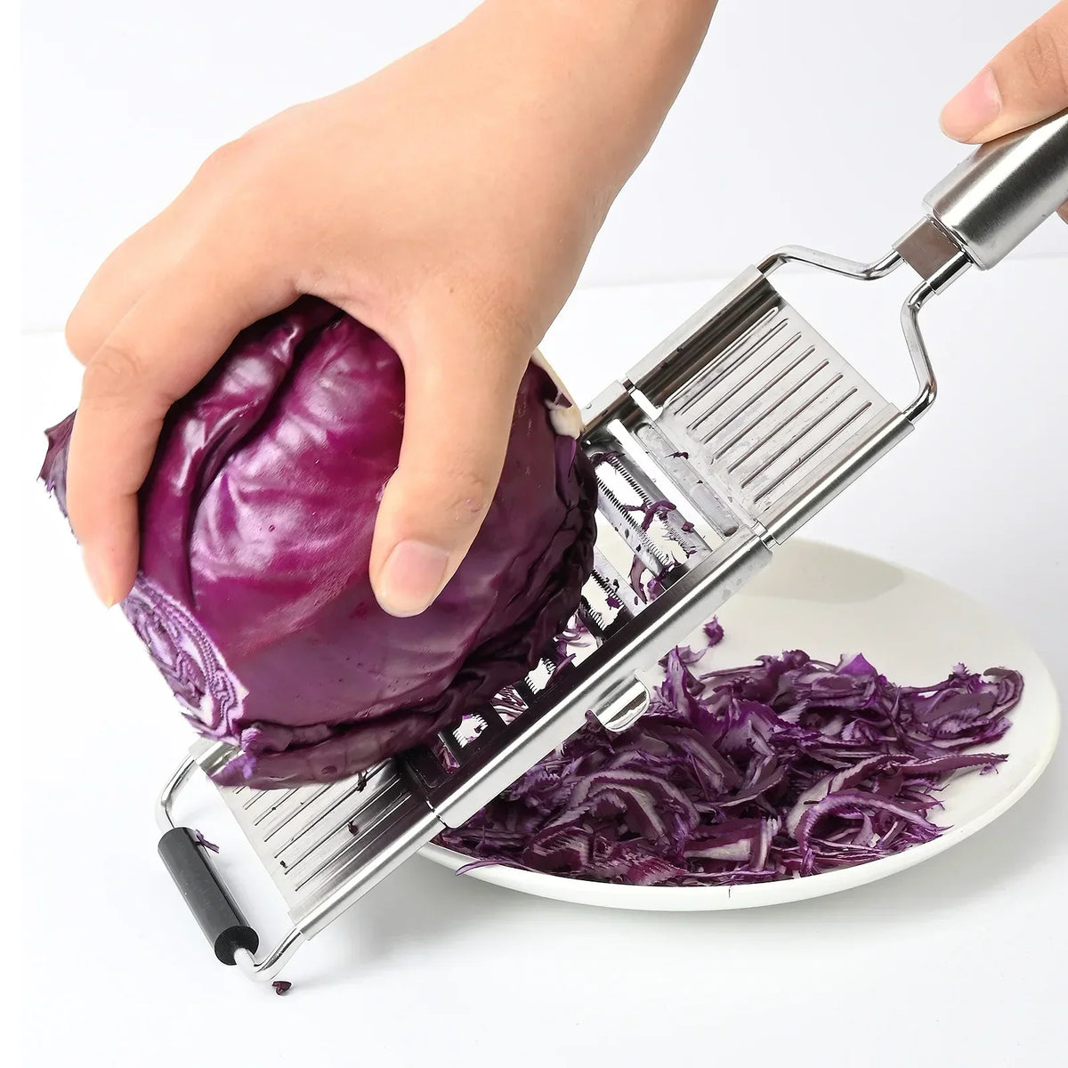 Easy Grip Stainless Steel Veg Grater & Chopper
