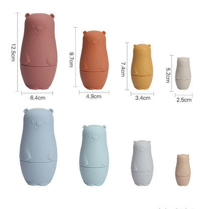 Colorful Silicone Nesting Dolls