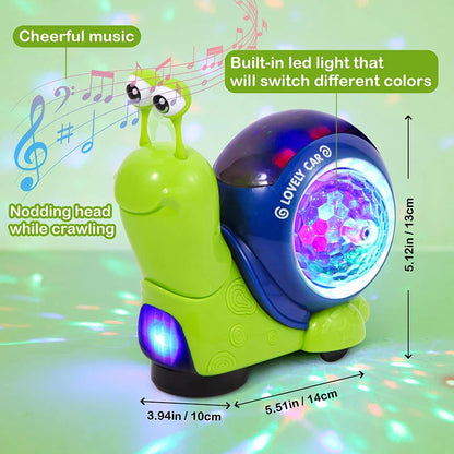 Colorful Musical Snail Toy