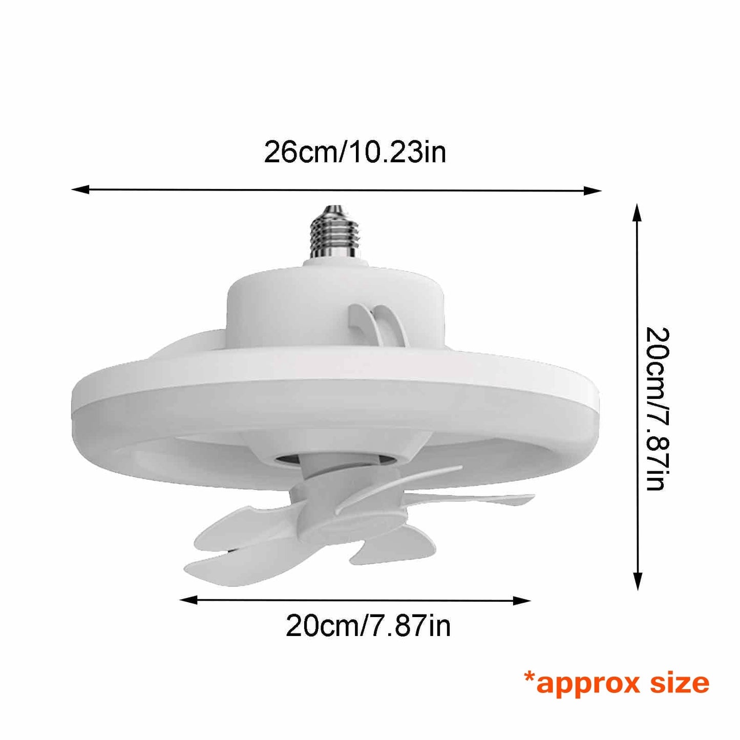 Dual Function LED Ceiling Fan Light