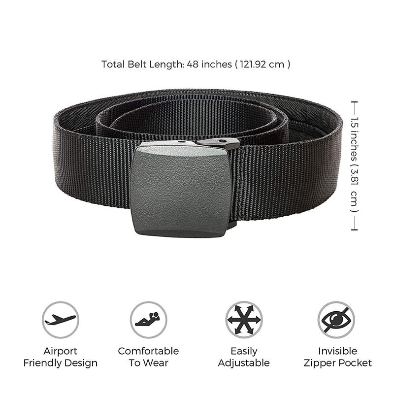 Secure Hideaway Money Travel Belt