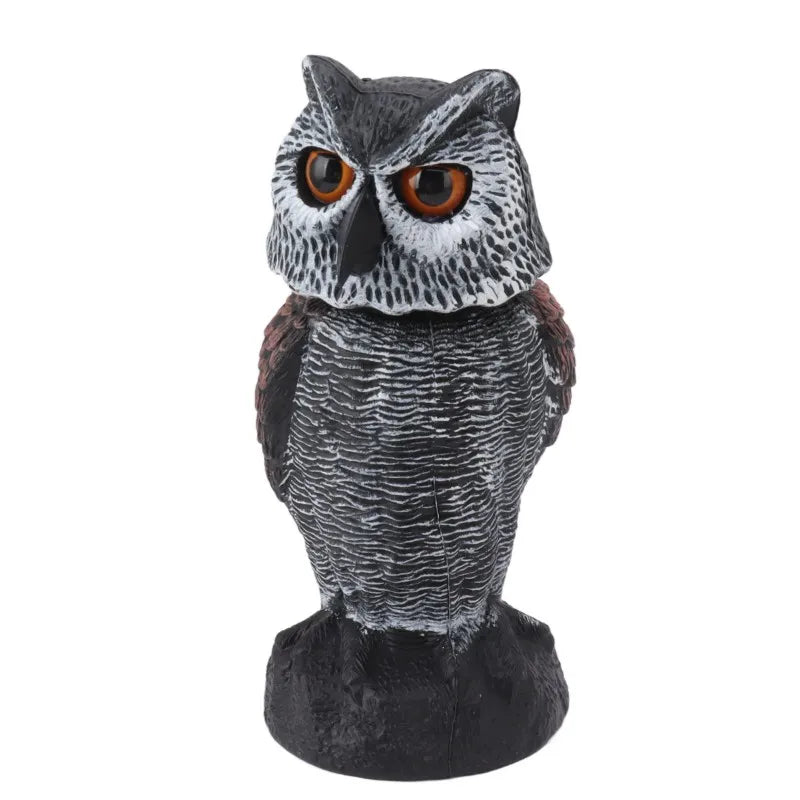 Outdoor Owl Decoy Bird Repellent Guard