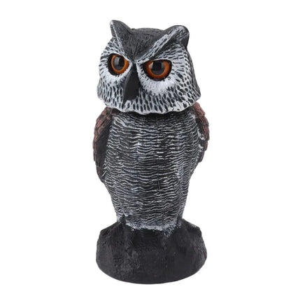 Outdoor Owl Decoy Bird Repellent Guard