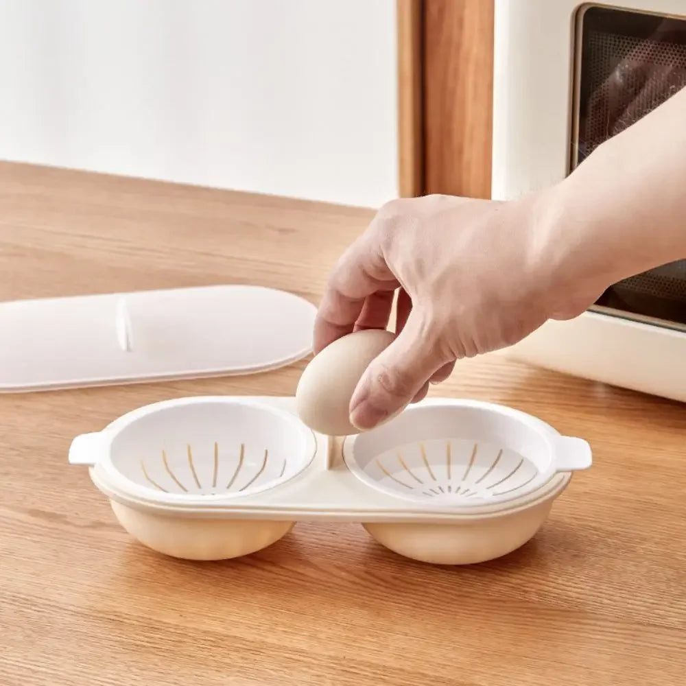 Easy Use 2 Egg Microwave Cooker