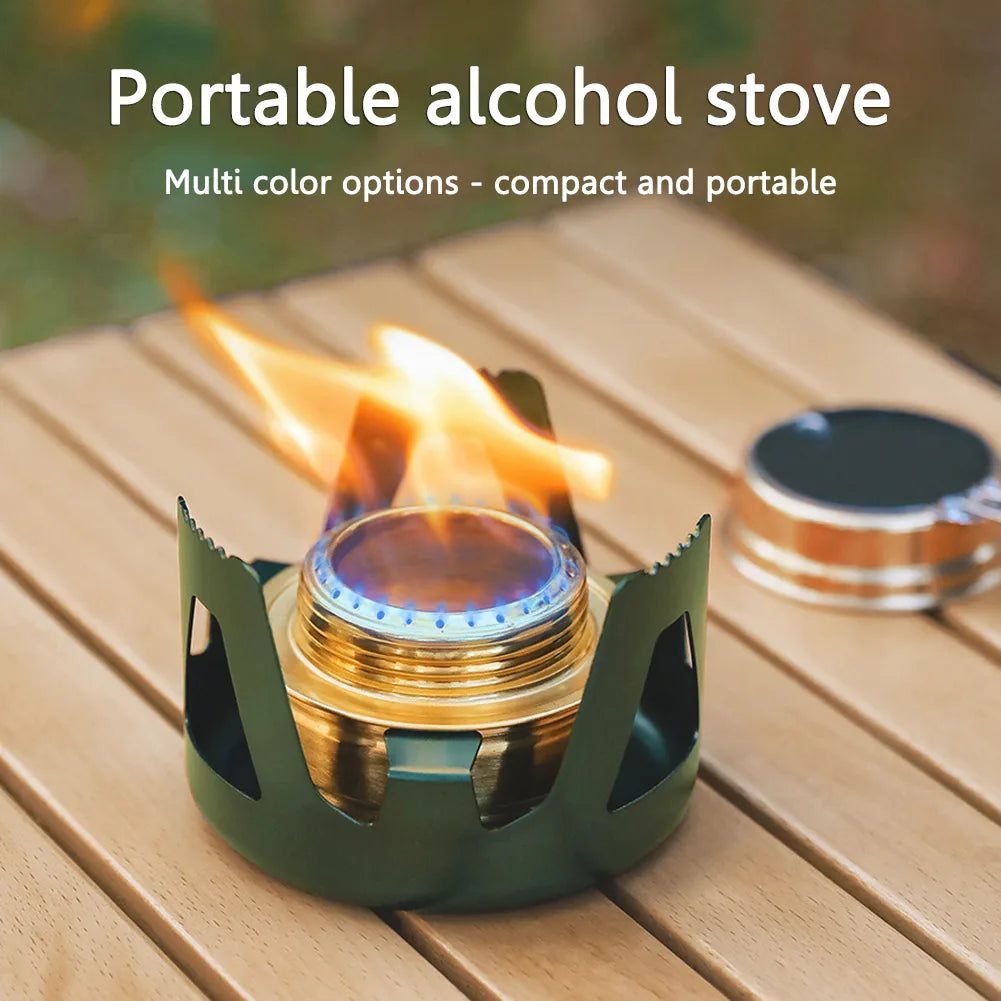 Portable Outdoor Camping Stove with Adjustable Flame