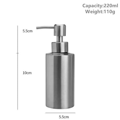 Luxury Stainless Steel Soap Dispenser 250/350/550ml - Yeezlab