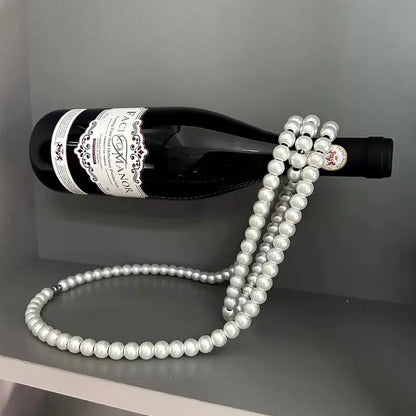 Luxury Glass Wine Bottle Holder Stand