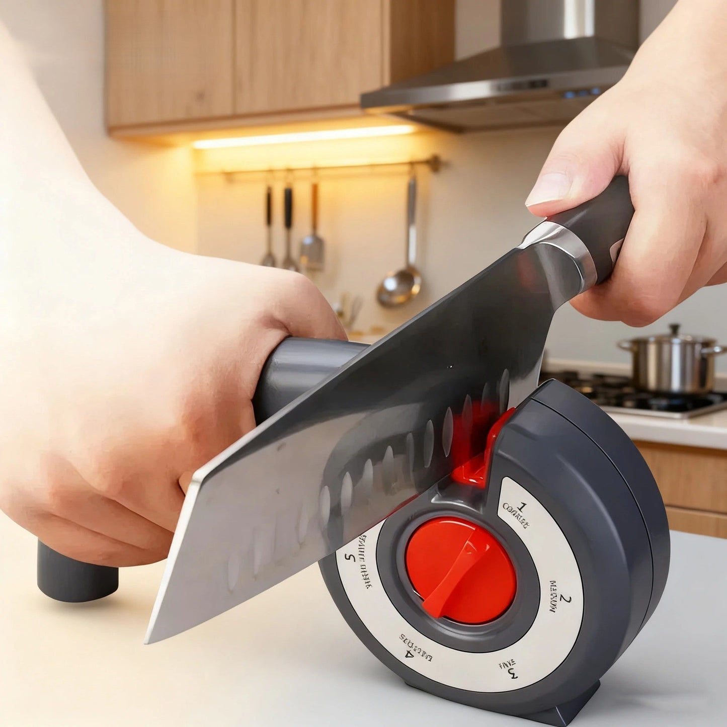 Premium 6-in-1 Pocket Tool Knife Sharpener Set