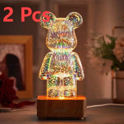 Colorful 3D Fireworks LED Mood Lamp