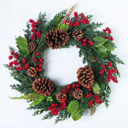 Fresh Holiday Red Berry Wreath