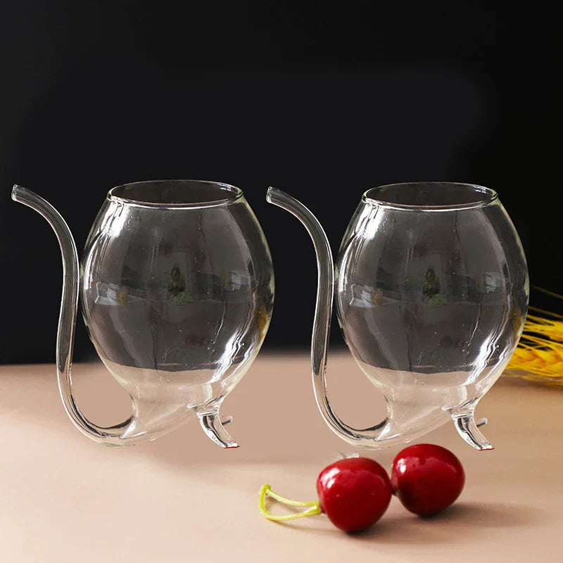 Luxury Curved Designer Cocktail Glass