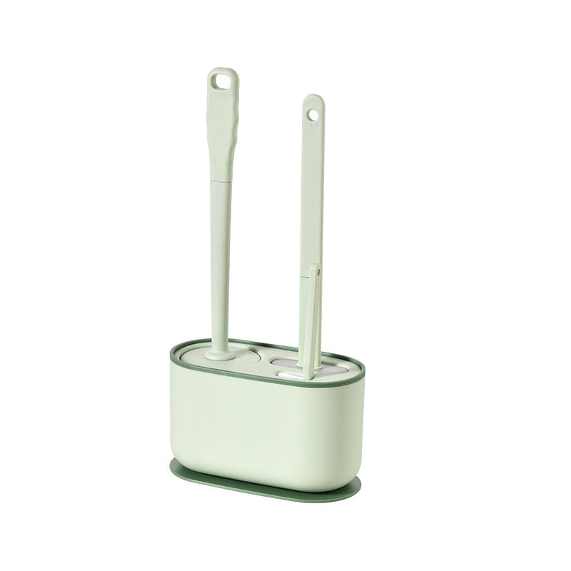 Bathroom Toilet Cleaning Brush Wall Mount Kit